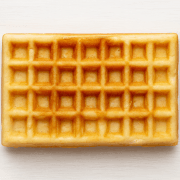 gaufre au beurre, aux oeufs, galette