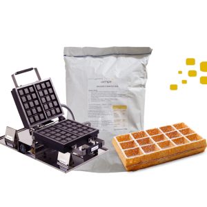 Pack Gaufrier pro et Ingredients gaufres de Bruxelles - Ampi