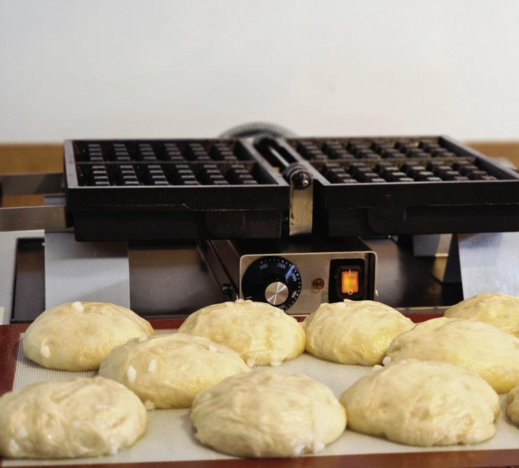 Pâtons pour gaufres de Liège au sucre perlé - Gaufrier pro